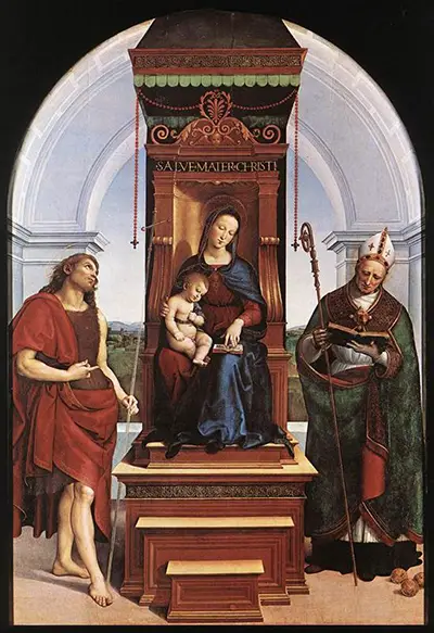 The Madonna and Child with St John the Baptist and St Nicholas of Bari Raphael
